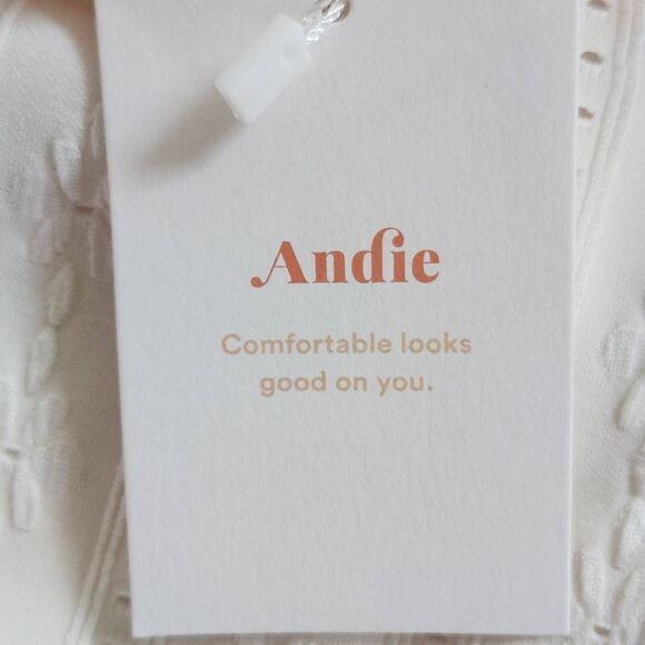 Andie Cream Swim Bottom NWT Large Cream Andie Swim Bikini Bottom Cream Swimwear - Picture 8 of 10